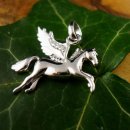 Anhänger Pferd / Pegasus, Silber 925 + Zirkonia