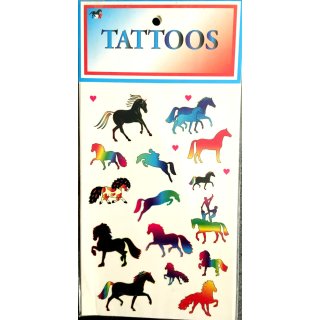 Tattoos Pferde bunt
