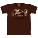 T-Shirt Silhouette Sunset, Gr. XL