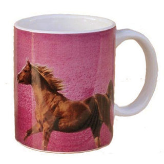 Tasse Pferd Thunderbolt pink