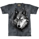 T-Shirt Wolf Portrait Kids XL