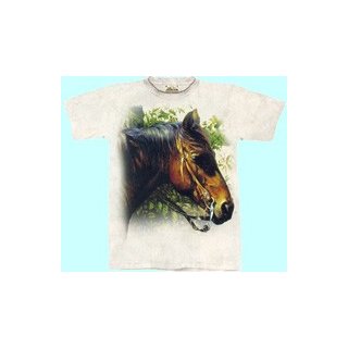 T-Shirt Horse at Fence, Kids XL