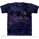 T-Shirt Horse Flag