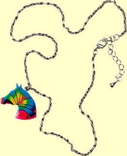 Halskette Regenbogenpferd