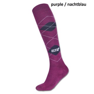 purple = lila/nachtblau
